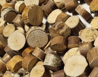 130 Small Birch Wood Slices – Barkless Craft Rounds