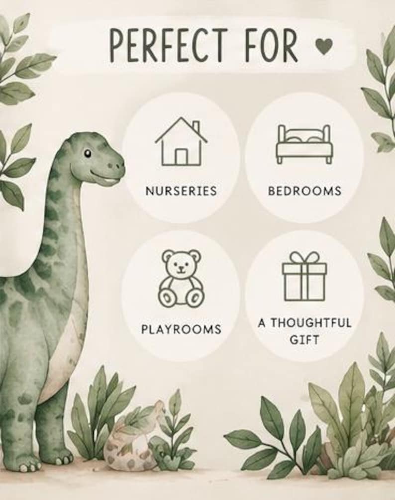 Dinosaur Alphabet Poster, A-Z Nursery Wall Art, Sage Green Printable ...