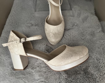Sapatos de casamento para noiva, sapatos de noiva, sapatos de casamento marfim para noiva, sapatos de noiva para casamento, sapatos especiais offwhite