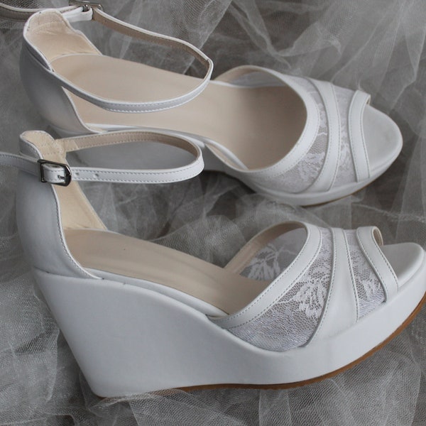 Wedding Shoes , Bridal Shoes , Bride Shoes , Wedges , Shoes , Shoe For Bride , Bride Shoe