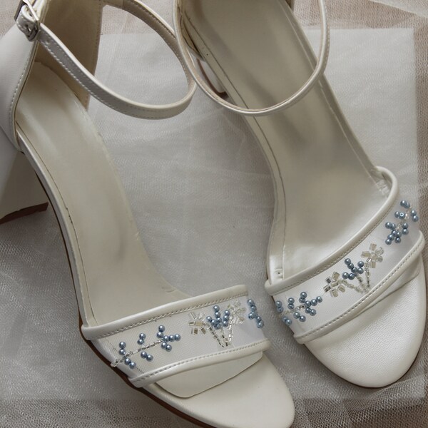 Blue Bridal Shoes - Etsy