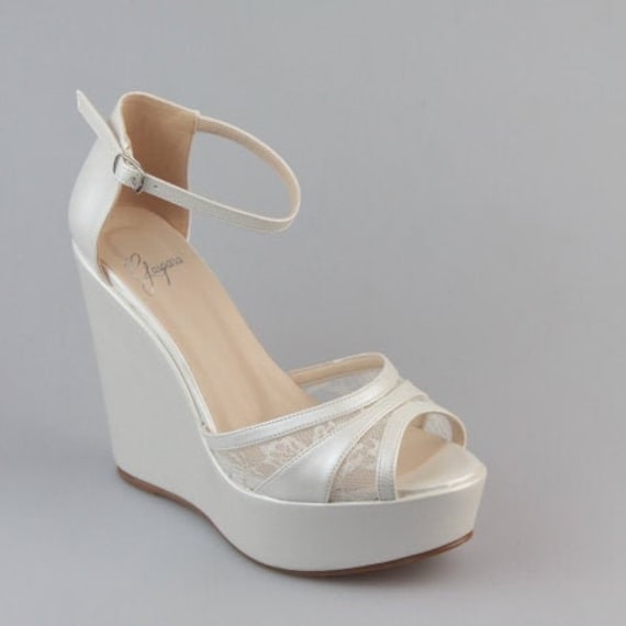 Zapatos de novia zapatos nupciales de novia cuñas - Etsy España