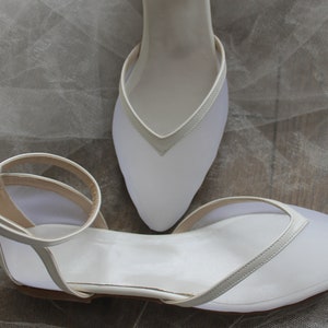 Flat wedding shoes , flat shoe, flat bridal shoes , bridal flats , wedding flats , flat for wedding , ivory flats