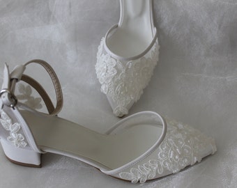Bridal Shoes Low Heel - Etsy