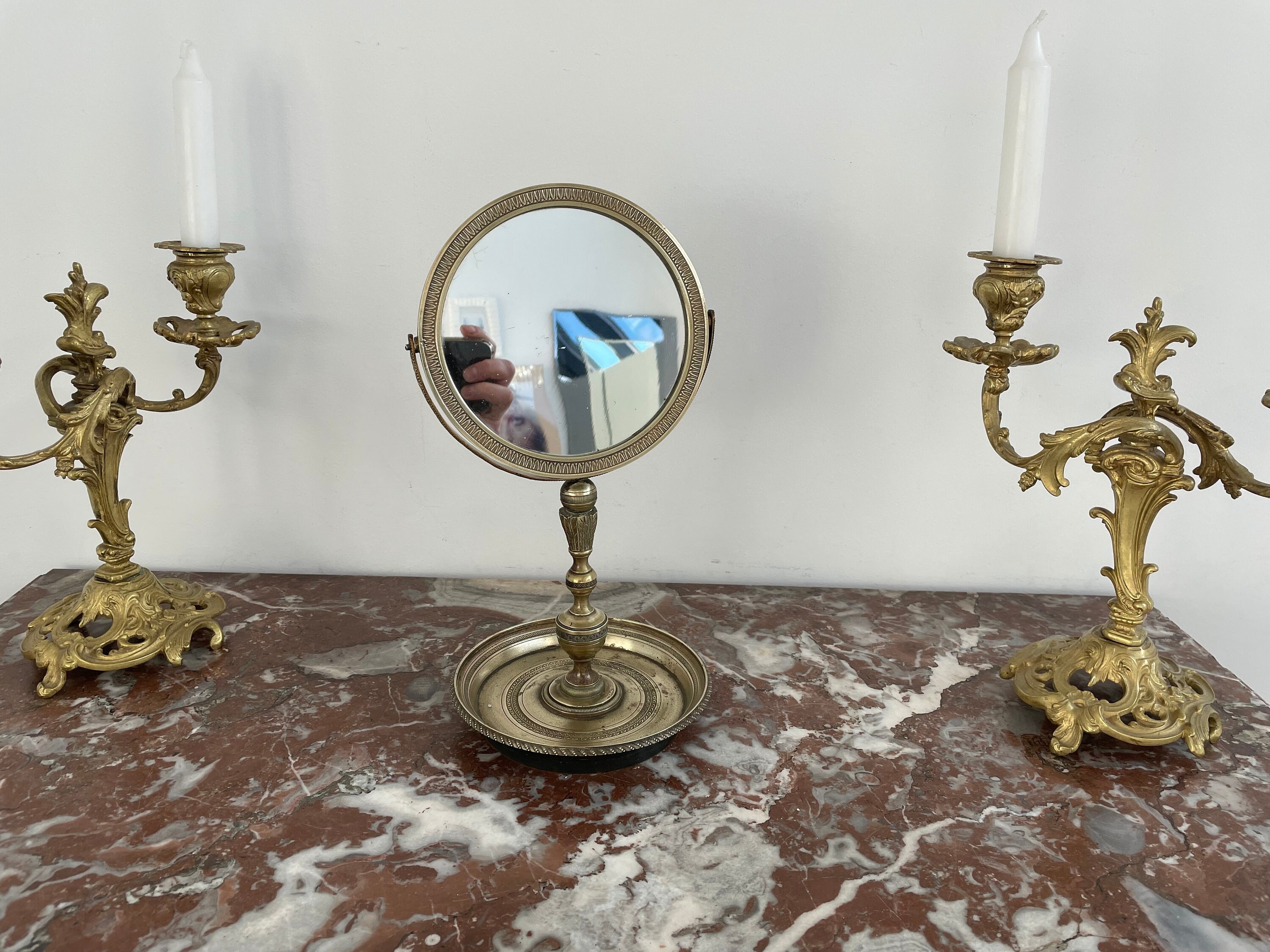 Antique, Miroir, Psyché