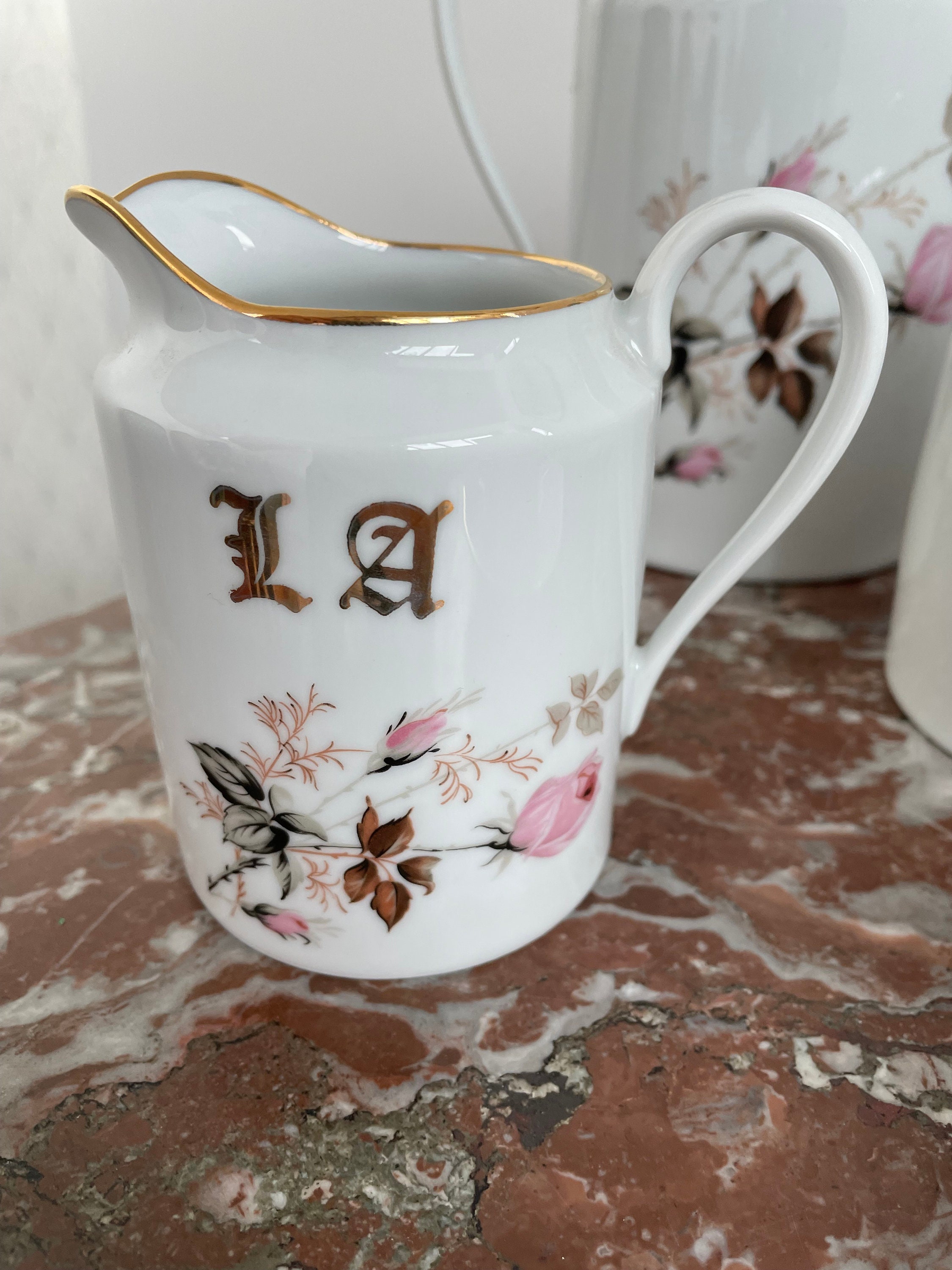 Service à café ancien porcelaine Limoges Union – 6 personnes - Arts de la table