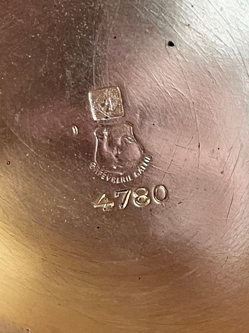 coupe gobelet art nouveau estampillé JULES BRATEAU Numéro deus impare