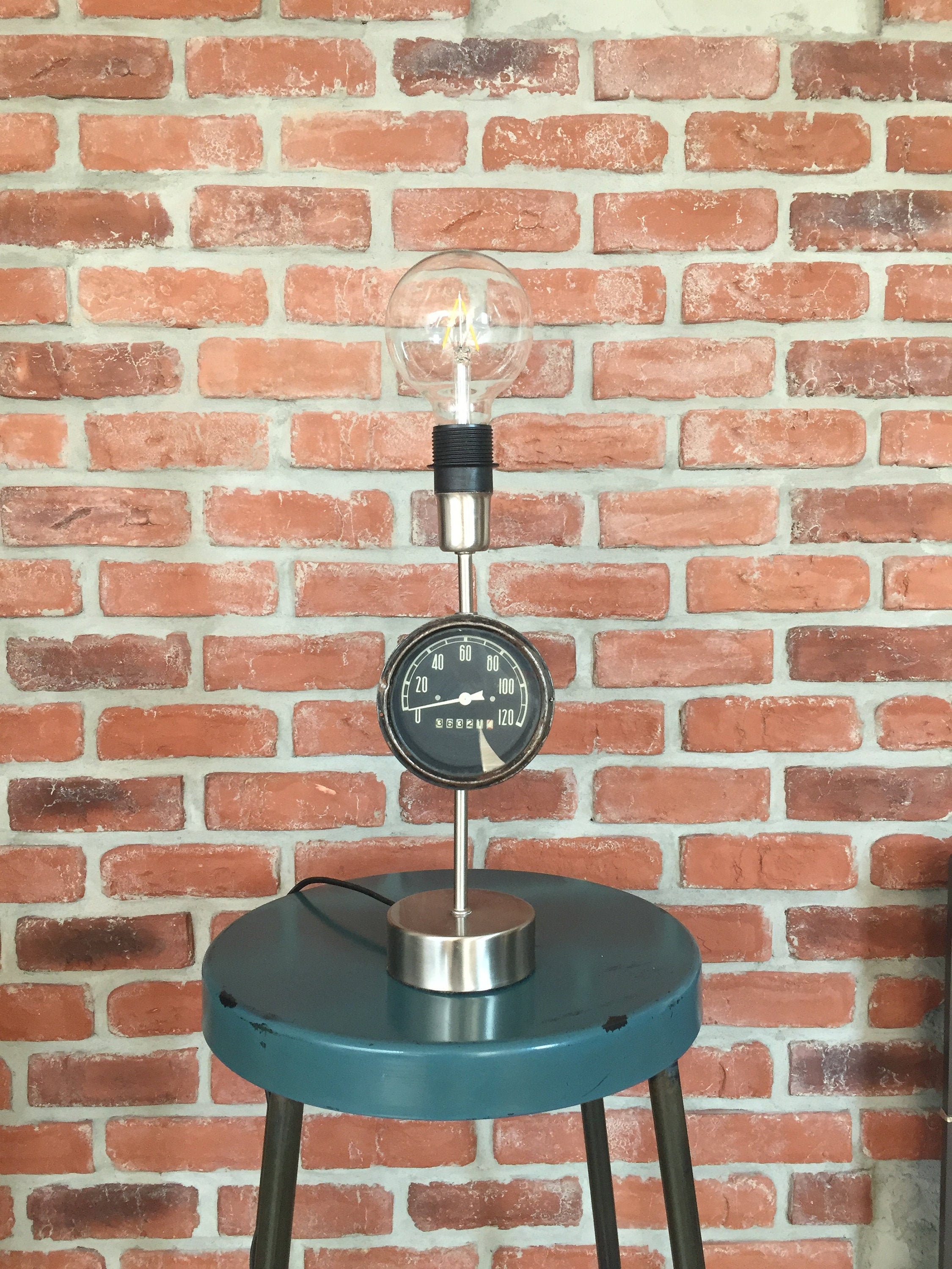 Compteur de Camion Russe - Cccp Urss Monté en Lampe