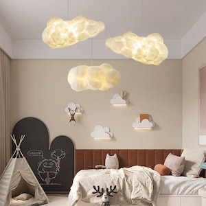 Cloud Night Light Wood Lamp Nursery Light Wall Decor Kids Room LED Lamp New  Baby Shower Gift 