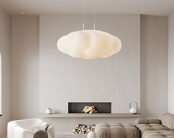 Cloud Ceiling Lamps,Hanging Lamp Cloud,Nordic White Minimalist Chandelier, Nursery Decorative Light,Children's Bedroom Light,Led Night Light