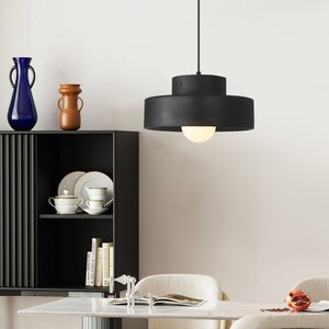 Nordic Fashion Small Pendant Light,Modern Bedside Single-Headed Chandelier,Wabi-sabi Style Vintage Hanging Lamp,Plug In Colorful Chandelier image 3