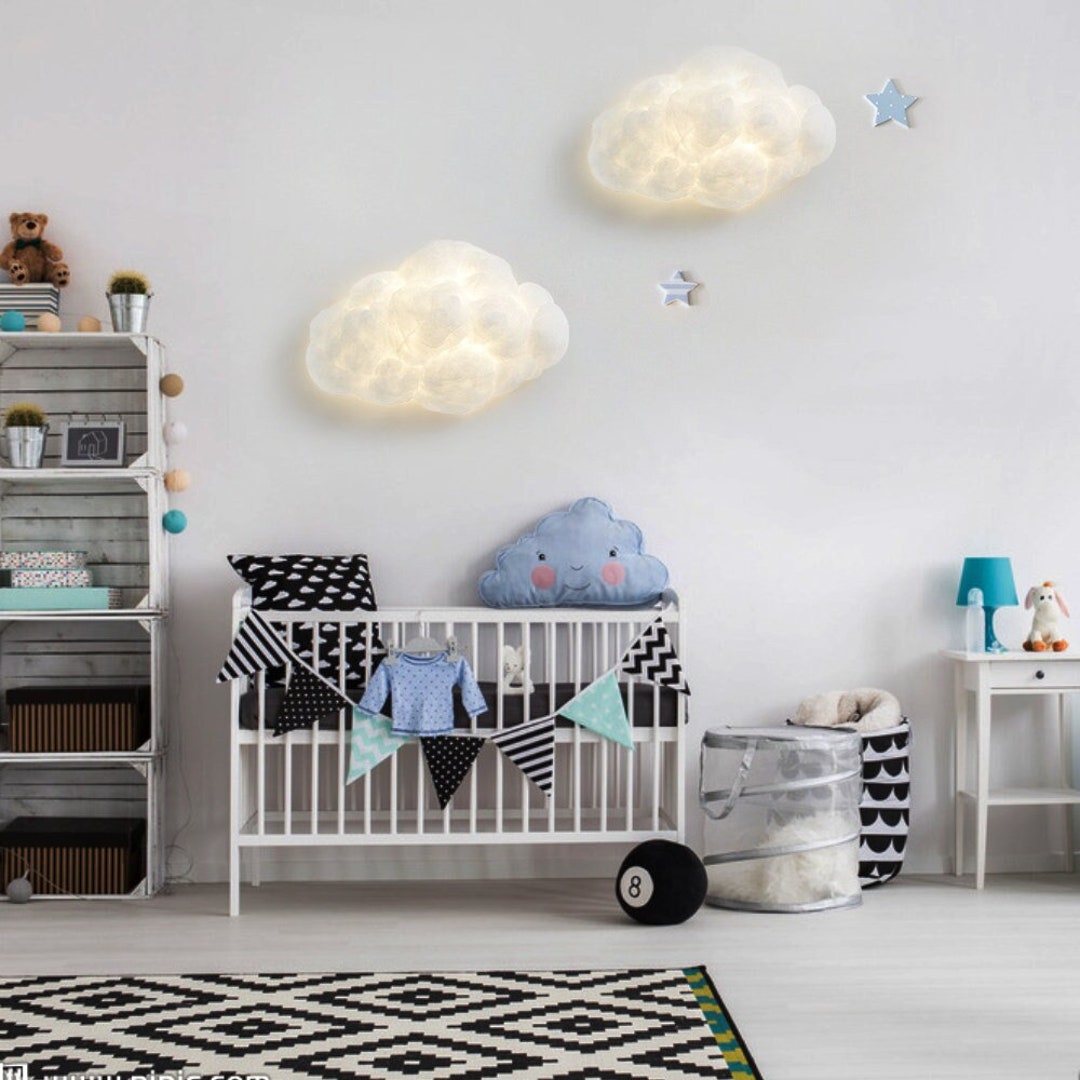 Cloud Wall Sconce,cloud Light Wall Mounted Decor,children's Room Light,nursery Decor Lamp