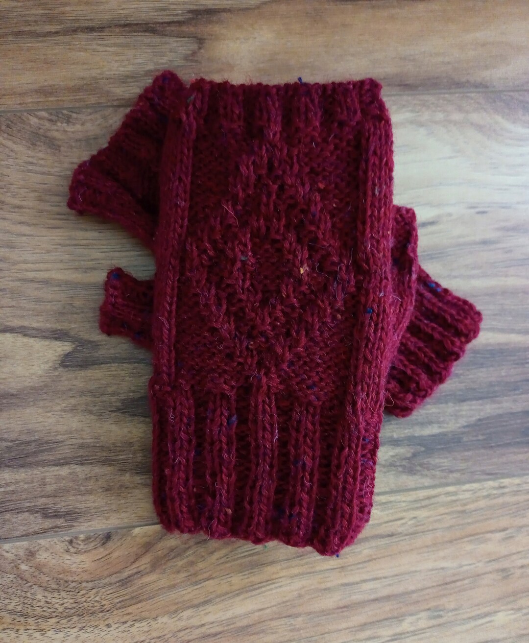 100 British Wool Fingerless Mittens Size M Etsy