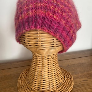 Merino wool, mohair & silk  luxury feel beanie