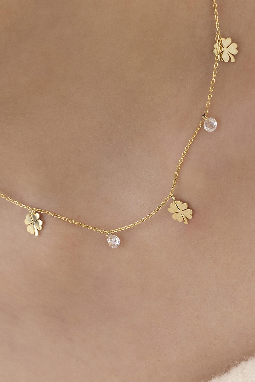 【STONEHENgE】Silver Material Cubic Clover Necklace SC24D43P N15CZHBW.jpg?resize=1536,1490&
