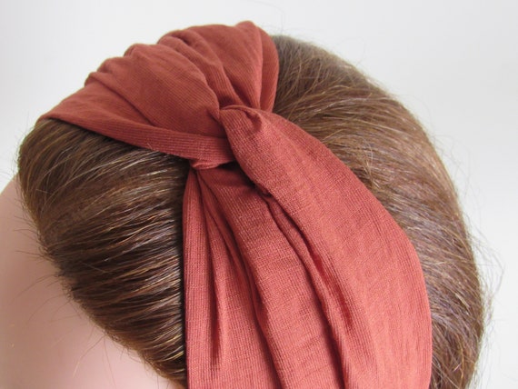 Fascia Per Capelli Donna Con Nodo Twist Elastico Fascia Per Capelli - Foto 2