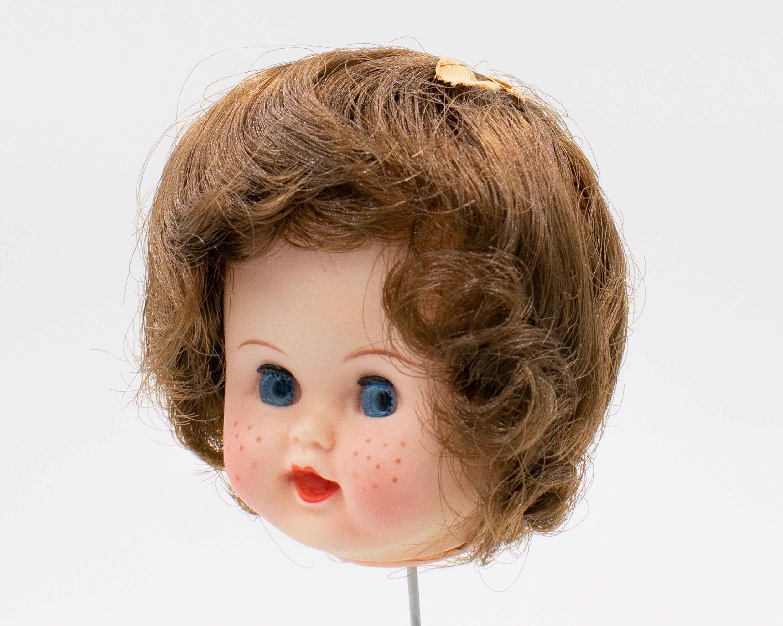 Vintage Doll Head 3 With Brown or Ginger Red Etsy