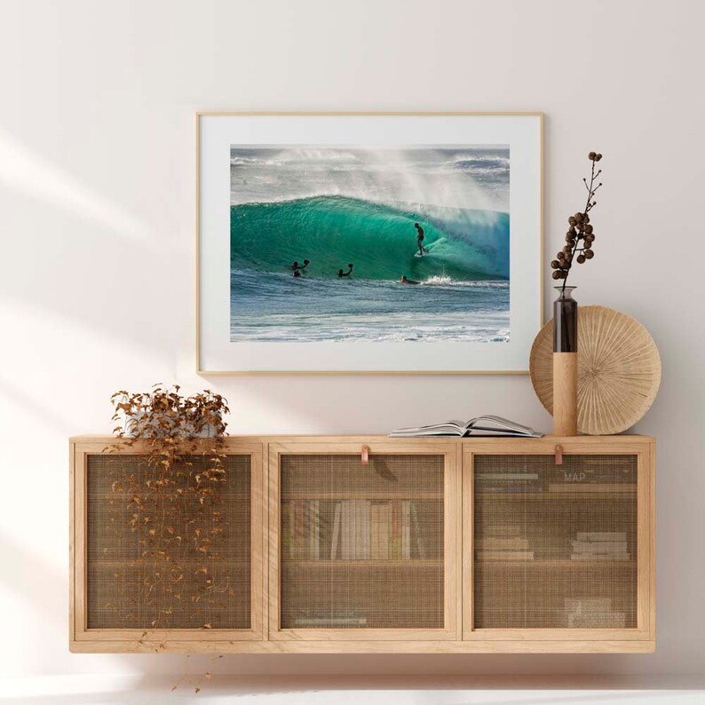 Surfer Australia Fine Art Framed Print Beach Surf Wall Decor Etsy