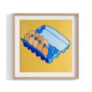 Maximalist Decor , Large Framed Print , Kitchen Pop Art Print , Andy Warhol Wall Art , Food Art , Framed Print , Still Life Painting