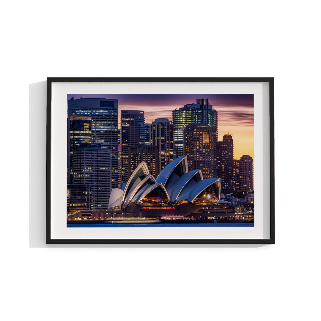Sydney Opera House Fine Art Print Sydney Photography Framed Etsy
