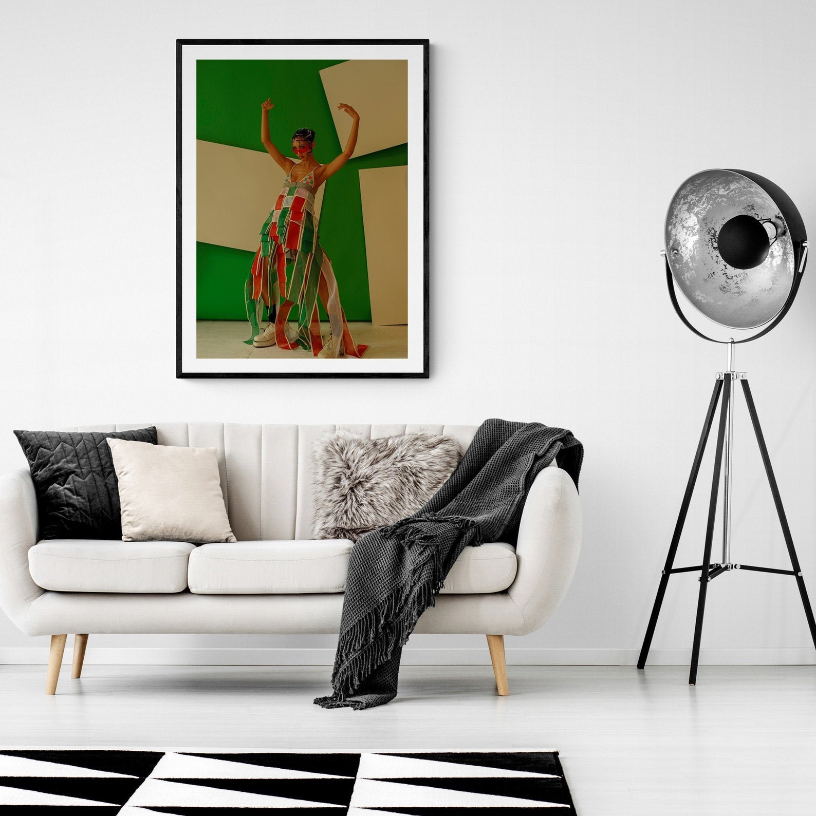 Fashion Wall Art Photography Framed Print Woman Model  Etsy