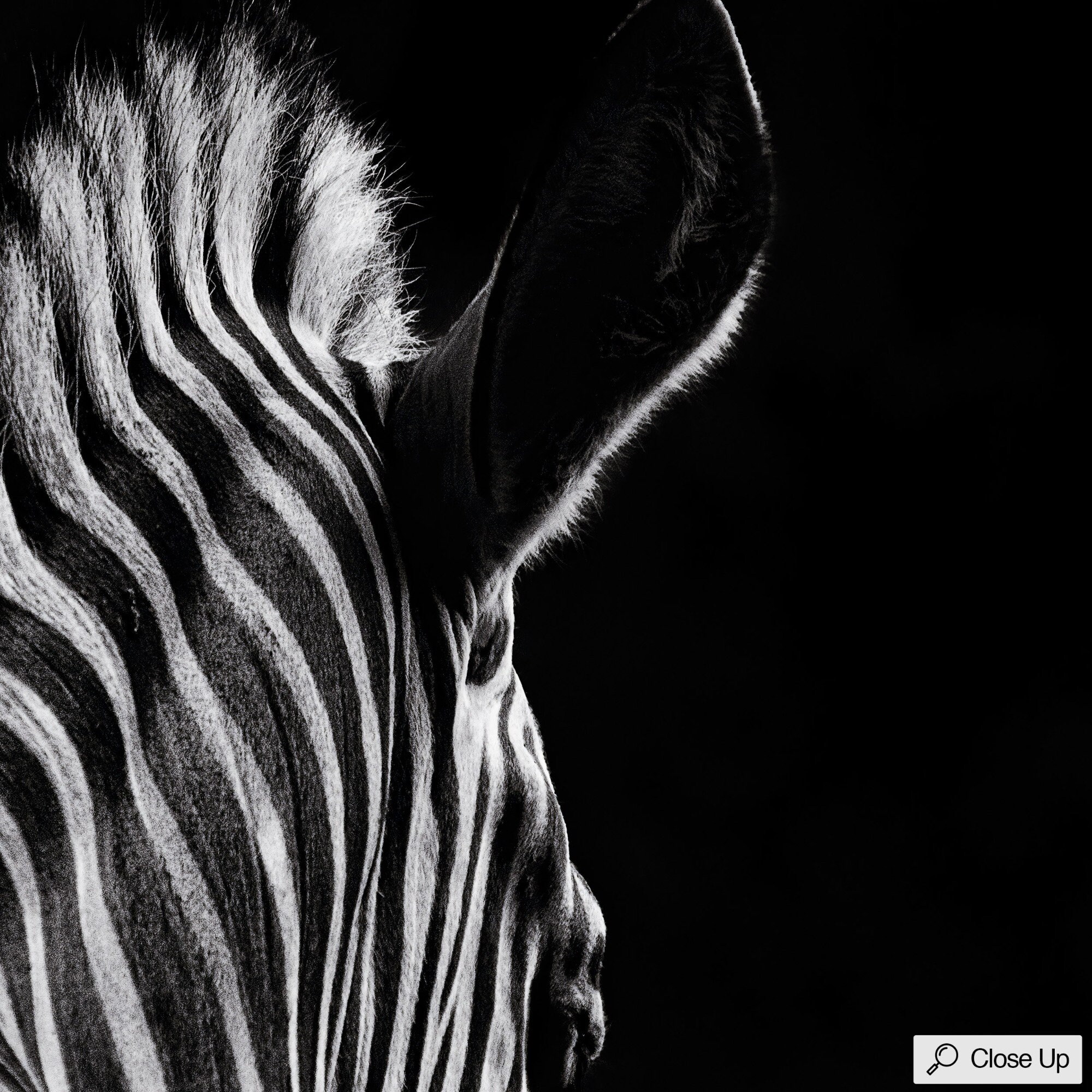 Zebra Art Print, Framed Wall Art, Black and White Animal Print ...