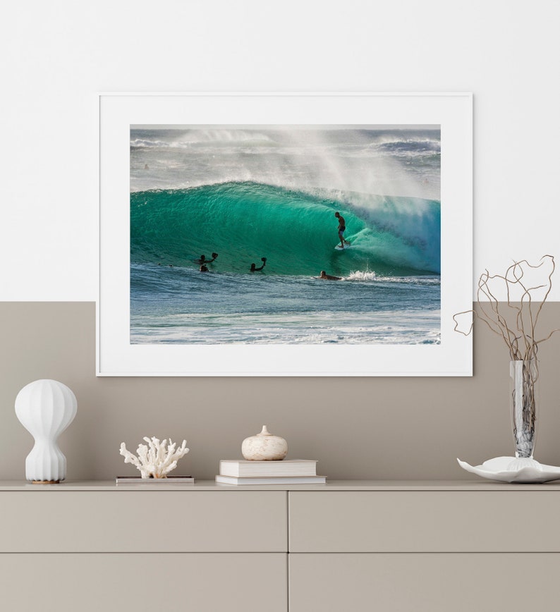Surfer Australia Fine Art Framed Print Beach Surf Wall Decor Etsy
