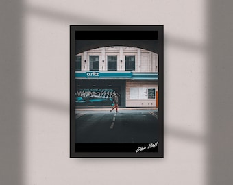 Photo print of a man walking in front of the 02 Ritz, Manchester, UK