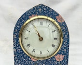 Clock Mantle William Morris Vintage Bespoke Upcycled