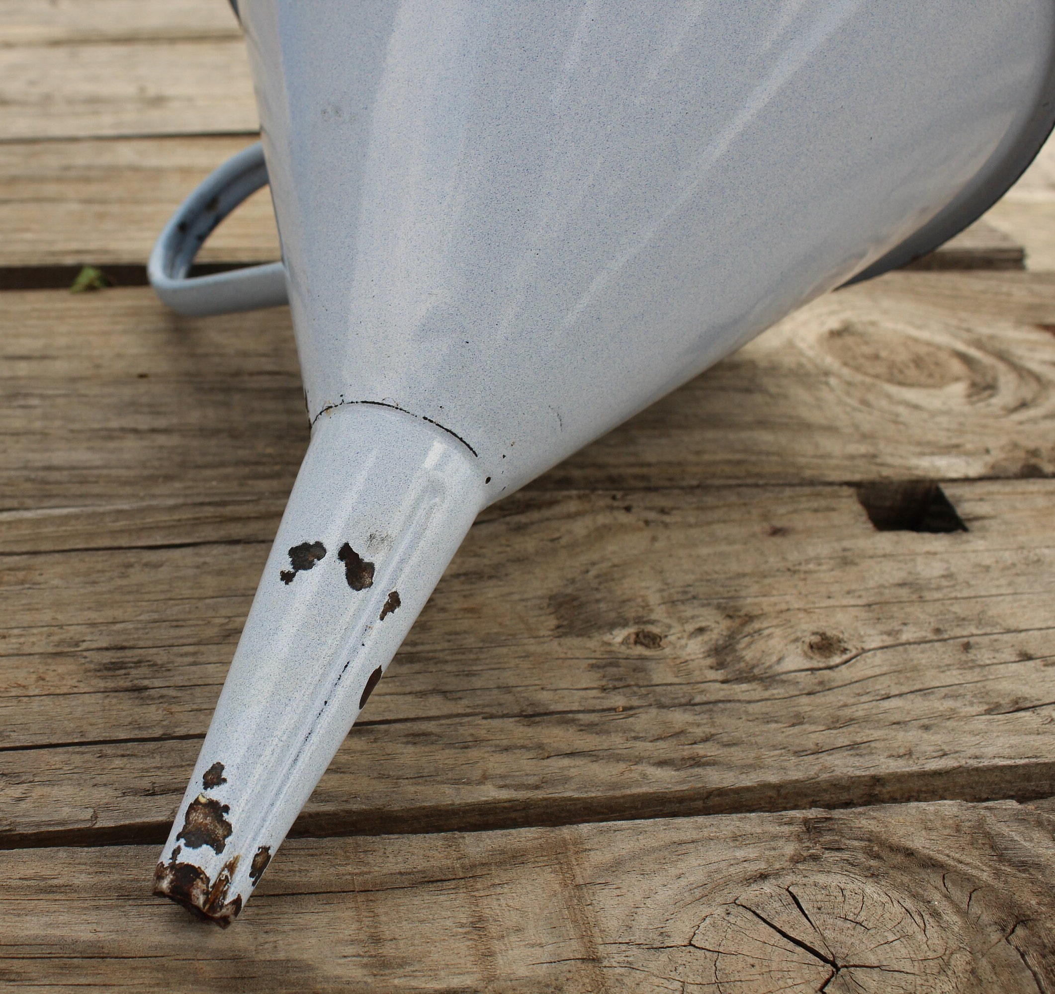 Enameled Funnel for Liquids Enameled Metal Funnel Liquid Etsy