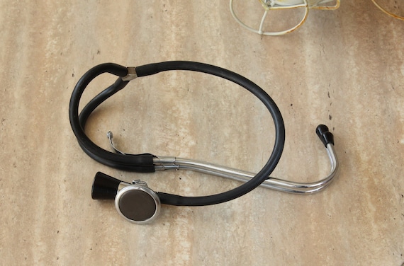 Medical Stethoscope, Vintage Medical Stethoscope, Retro Doctor Headphones,  Medical Instrument, Medical Tools 