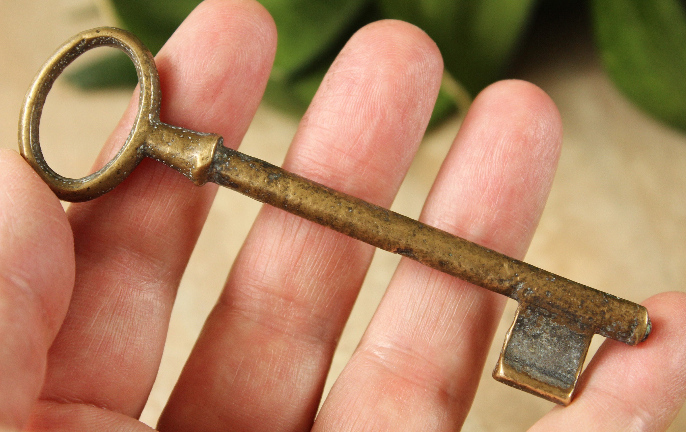 Bronze Door Key Bronze Key Vintage Key Old Bronze Key Etsy