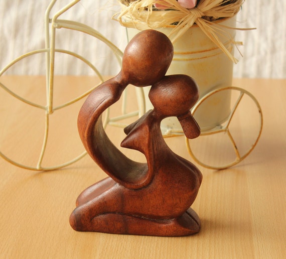 Wooden Plastic, Art Object, Home Decor, Small Wooden Figure. - Etsy
