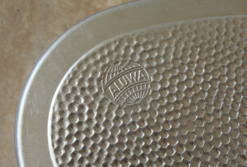 Vintage Aluminum Box ALUWA, Lunch Box, Metal Sandwich Container, Sandwich Box, Made in Germany image 7