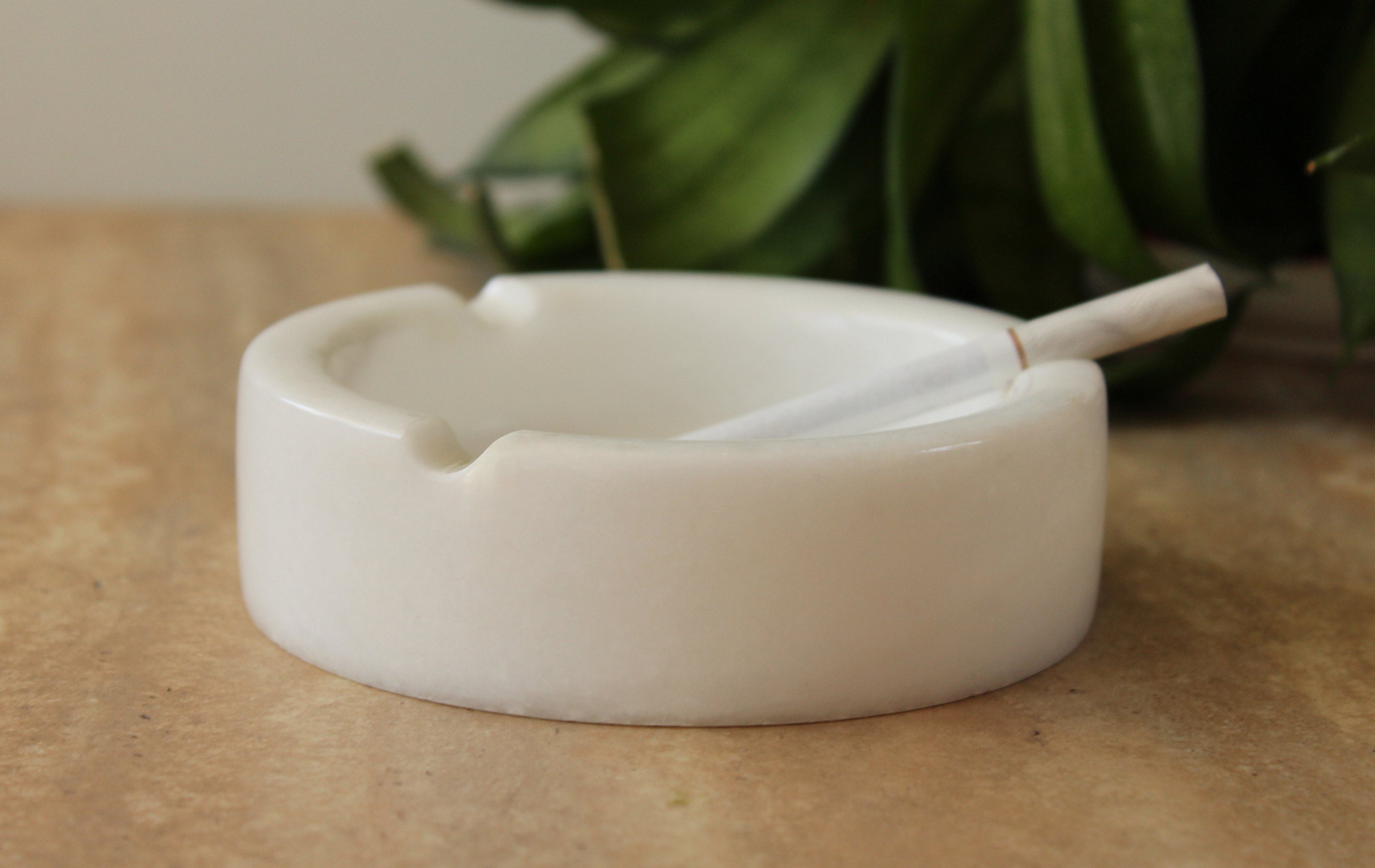 Marble Ashtray Vintage Ashtray Ashtray Made of White Marble Etsy UK