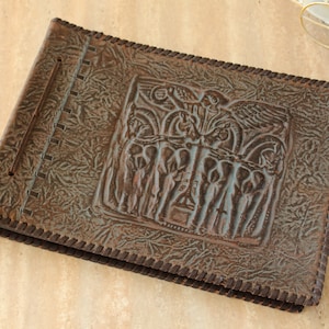 Leather Photo Album, Photo Organizer, Vintage Photo Album, Retro Photo Album for Paper Photos