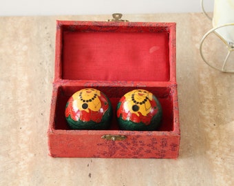 Vintage Baoding Balls, Chinese Singing Balls, Relaxation Therapy