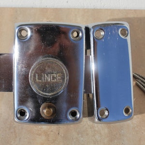 Vintage Secret Lock, Metal Lock, Metal Secret Lock, Vintage Metal Locks image 1