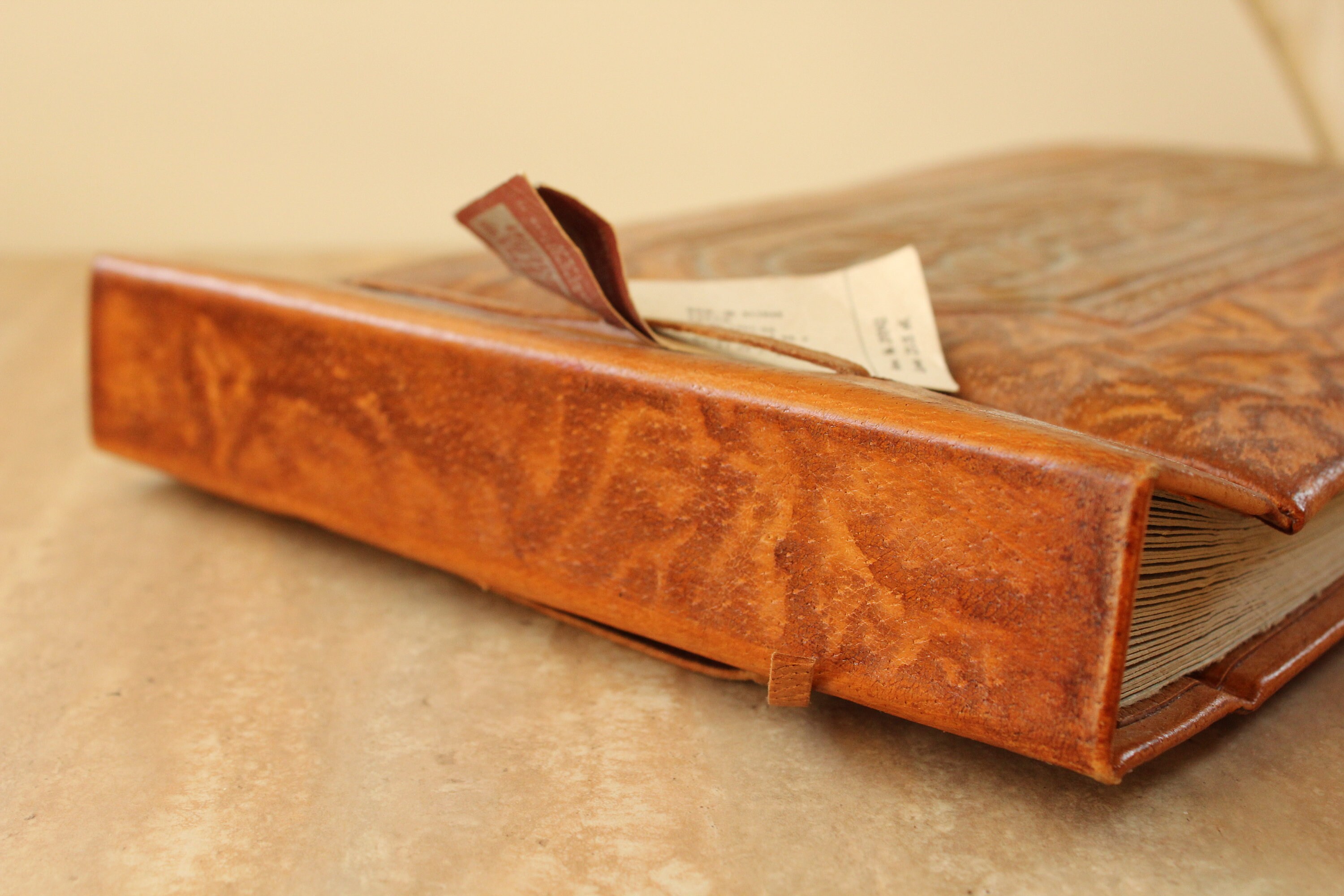 Large Leather Photo Album Vintage Photo Album Leather Photo Etsy