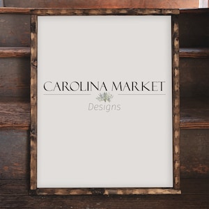 16x20 Farmhouse Frame Mockup PSD | Wood Sign Mockup | Art Print Mockup | Farmhouse Sign Mockup