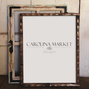 16x20 Farmhouse Frame Mockup PSD | Wood Sign Mockup | Art Print Mockup | Farmhouse Sign Mockup