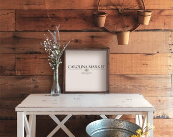 Farmhouse Mockup Frame Mockup Wall Art Mockup Picture Frame Etsy