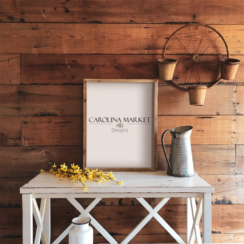 Download Farmhouse Frame Mockup 8x10 Frame Mockup 8x10 Art Print | Etsy