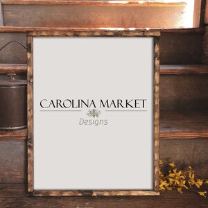 16x20 Farmhouse Frame Mockup PSD | Wood Sign Mockup | Art Print Mockup | Farmhouse Sign Mockup