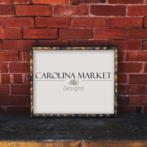 16x20 Farmhouse Frame Mockup PSD | Wood Sign Mockup | Art Print Mockup | Farmhouse Sign Mockup