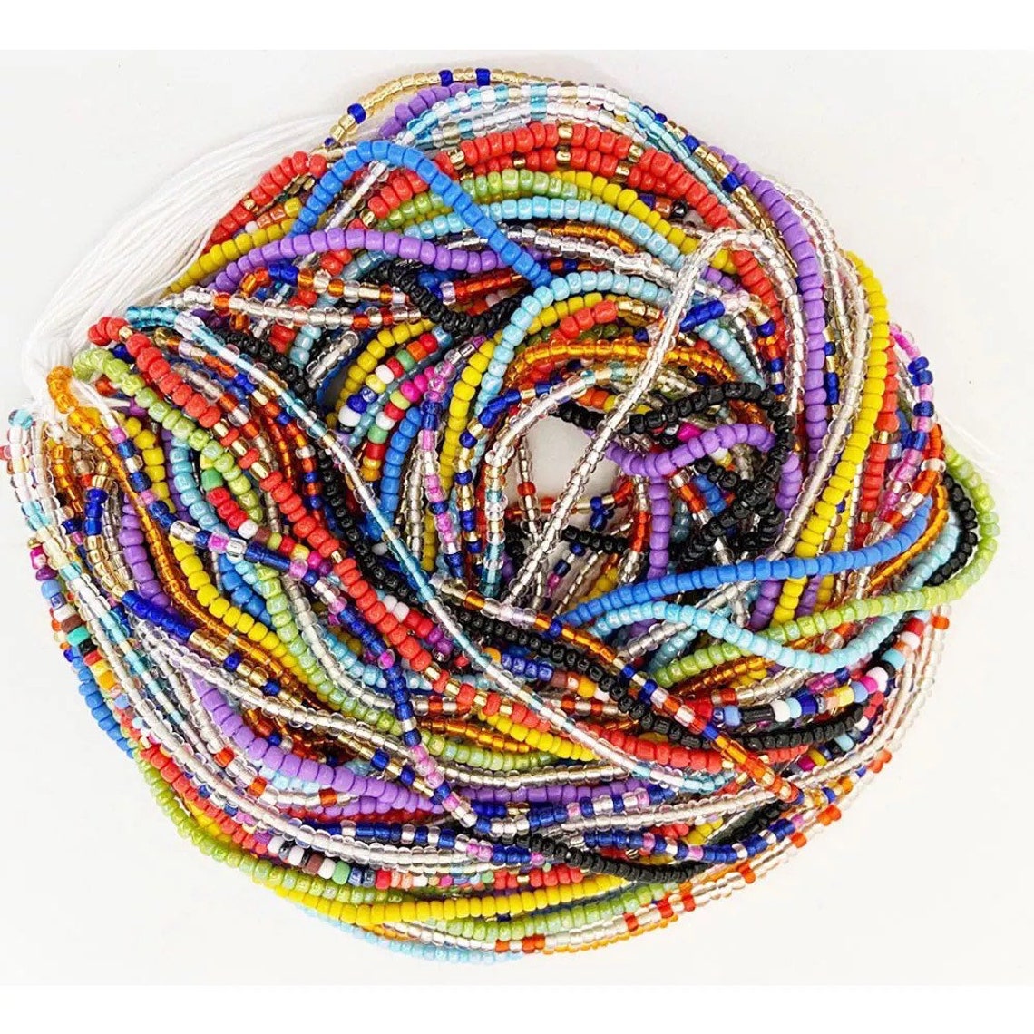 Tie on Cotton String Slimming Waist Beads Plus Size Friendly Etsy