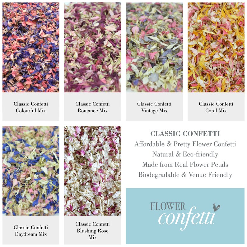 Confetti Poppers With Sprinkle With Love Natural Wedding Etsy UK