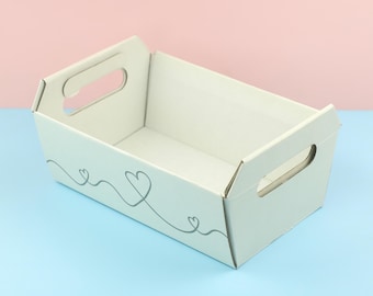 Confetti Tray for Weddings | EMPTY Heart Confetti Tray, Confetti Holder, Wedding Confetti, Sweets, Favours