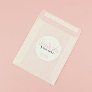 Sprinkle with Love Biodegradable Confetti Packets | DIY Fill Your Own Kit | Eco-friendly Confetti Sachets | Dried Flower Wedding Confetti EMPTY Single Sachet