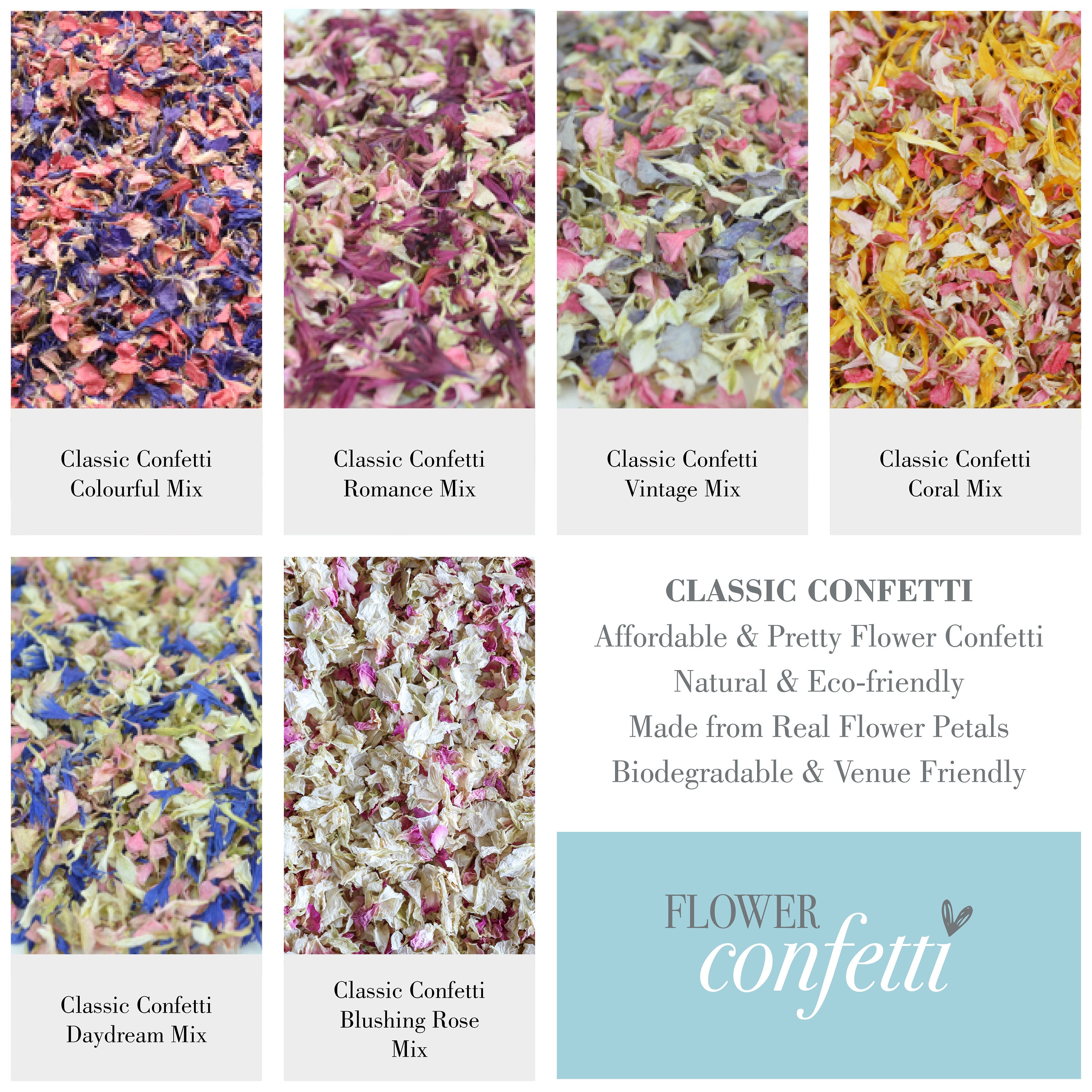 Sprinkle With Love Biodegradable Confetti Packets Natural - Etsy UK